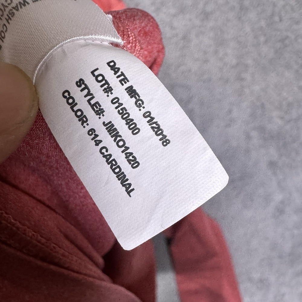 Johnnie-O Jacket Men M Randall Heathered Cardinal Prep-formance 1/4 Zip Pullover - Picture 10 of 12